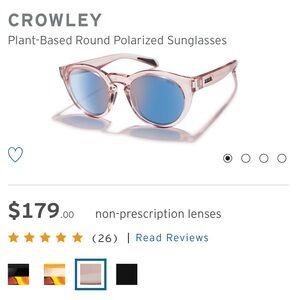 Crowley Women’s Round Polarized Sunglasses